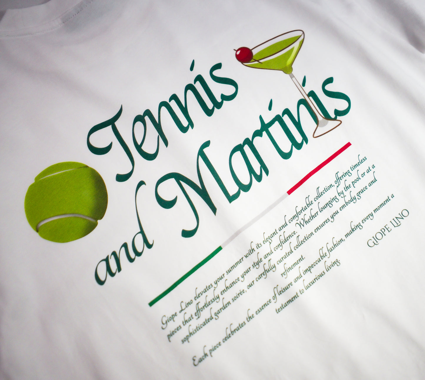 Tennis and Martinis T-shirt